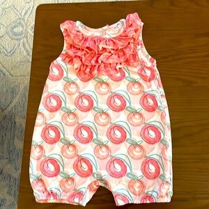 Infant Summer Romper 97% cotton 3% spandex